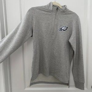 Philadelphia Eagles Grey Quarter Zip